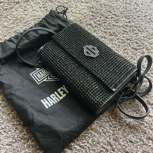 Harley-Davidson Rhinestone Clutch/Shoulder Bag